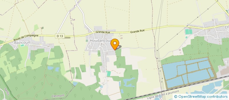 localisation de l'entreprise OUI TWO LIVE  HOUDANCOURT