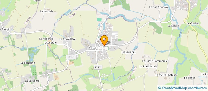 localisation de l'entreprise OUI4  CHANTELOUP