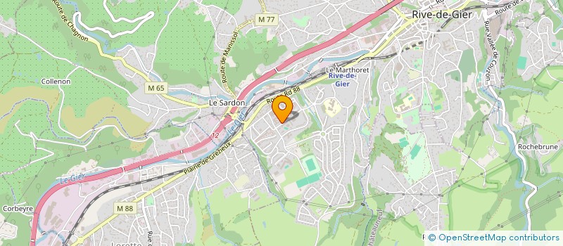 localisation de l'entreprise OUIACTIVE  GIVORS