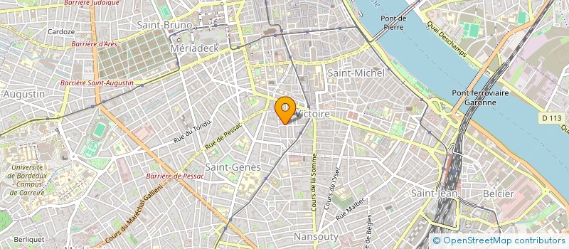 localisation de l'entreprise OUIBIZ à BORDEAUX
