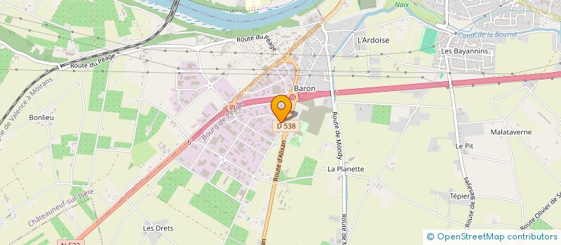 localisation de l'entreprise OUIBOX & CO  BOURG-DE-PEAGE