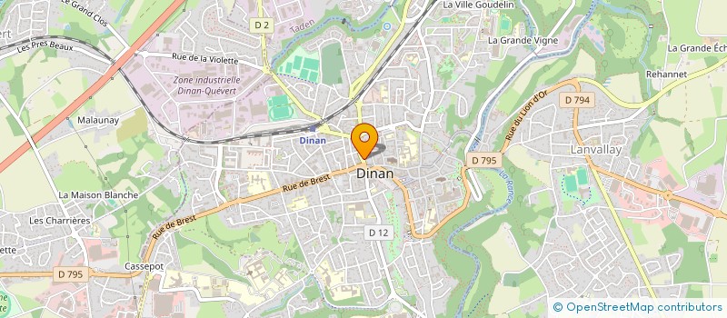 localisation de l'entreprise OUICE SARL à DINAN