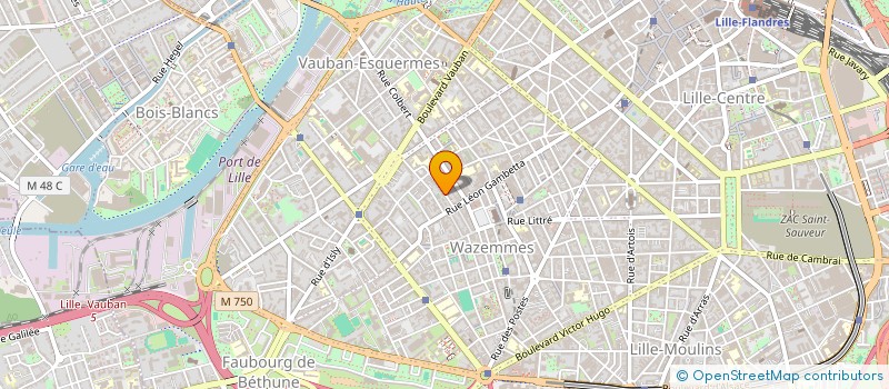 localisation de l'entreprise OUICHANGE à LILLE