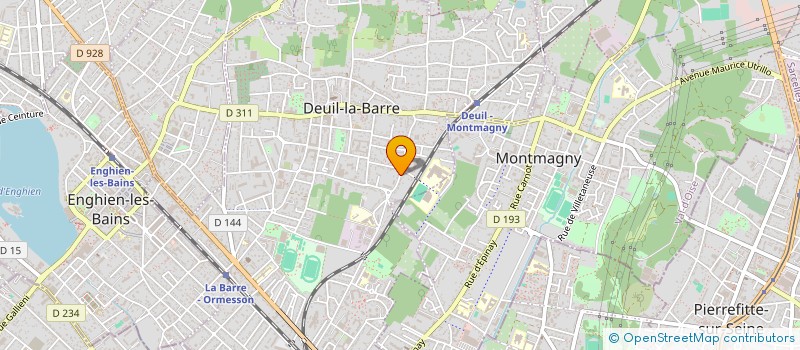 localisation de l'entreprise OUICSPORT  DEUIL-LA-BARRE