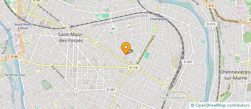 localisation de l'entreprise OUIE ! AUDITION à SAINT-MAUR-DES-FOSSES