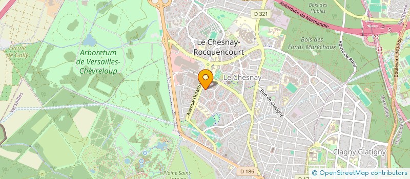 localisation de l'entreprise OUIFIX  LE CHESNAY-ROCQUENCOURT