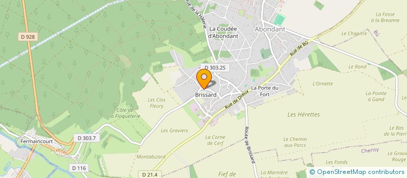 localisation de l'entreprise OUIJ à ABONDANT