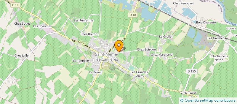 localisation de l'entreprise OUIKOS à SAINT-MEME-LES-CARRIERES