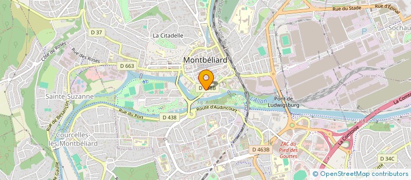 localisation de l'entreprise OUILAB - BIOALLAN à MONTBELIARD