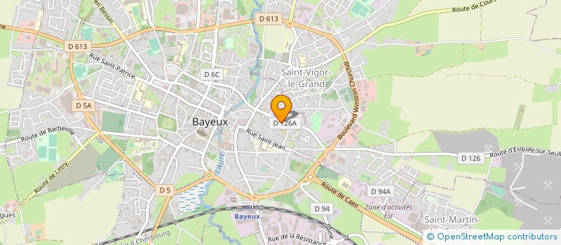 localisation de l'entreprise OUIN à BAYEUX