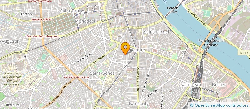 localisation de l'entreprise OUIPHARMA à BORDEAUX