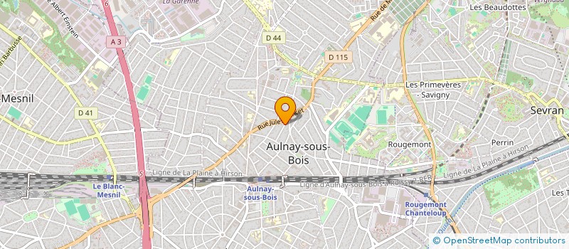 localisation de l'entreprise OUIREK CONSEILS IMMOBILIERS à AULNAY-SOUS-BOIS