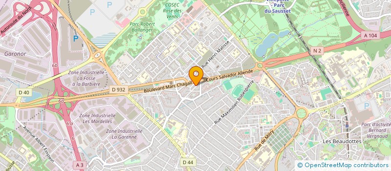 localisation de l'entreprise OUIREK EXPRESS DEMENAGEMENT à AULNAY-SOUS-BOIS