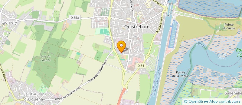 localisation de l'entreprise OUISDIS à OUISTREHAM
