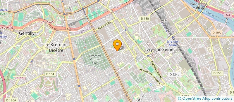 localisation de l'entreprise OUITAX  IVRY-SUR-SEINE