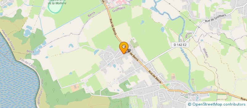 localisation de l'entreprise OUITER SCI  GROFFLIERS