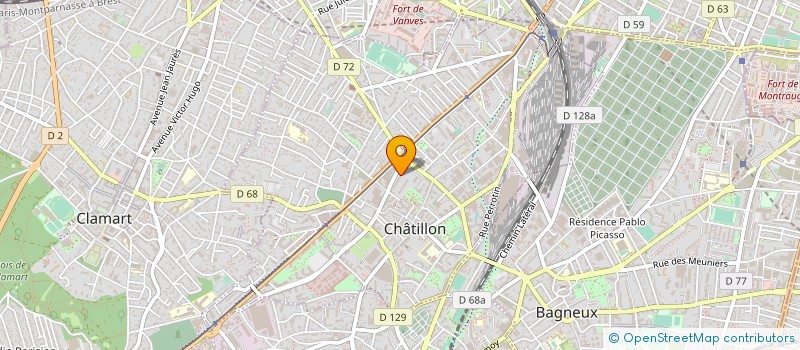 localisation de l'entreprise OUIVAP à CHATILLON