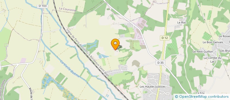 localisation de l'entreprise OUIZ COMMUNICATION à MOUTHIERS-SUR-BOEME