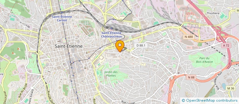 localisation de l'entreprise OUIZ'FOOD  SAINT-ETIENNE