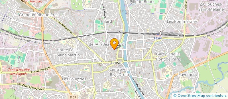 localisation de l'entreprise OUIZA à LAVAL