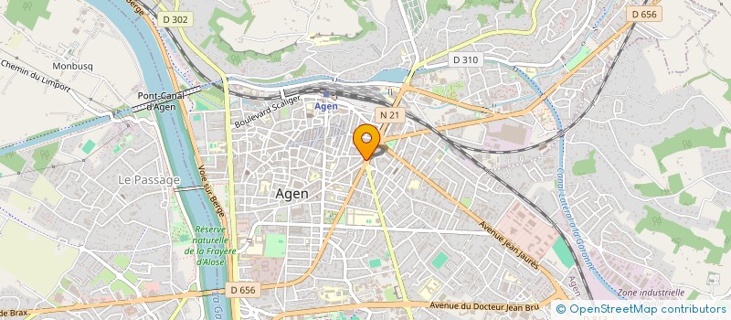 localisation de l'entreprise OUJDA COIFFURE  AGEN