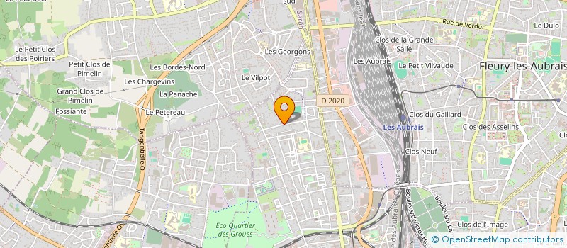 localisation de l'entreprise OUJJAB à ORLEANS