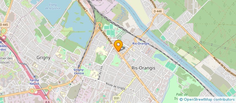 localisation de l'entreprise OUJJI CONSULTING à RIS-ORANGIS
