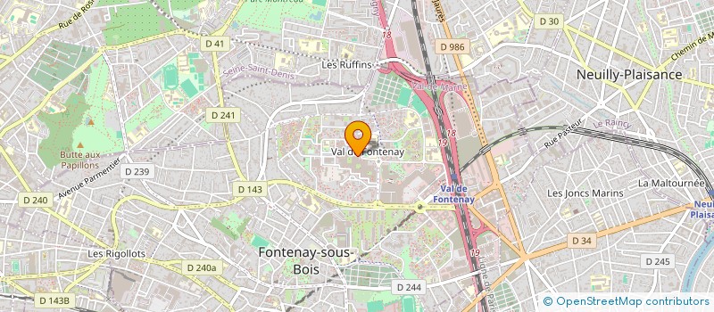 localisation de l'entreprise OUKA EXPRESS à FONTENAY-SOUS-BOIS