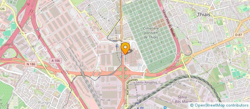 localisation de l'entreprise OUKACHA  THIAIS