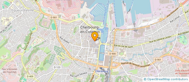 localisation de l'entreprise OUKACHA  CHERBOURG-EN-COTENTIN