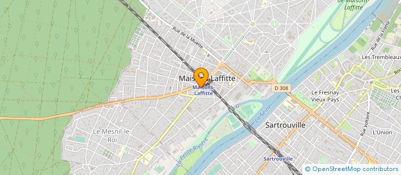 localisation de l'entreprise OUKERRE à MAISONS-LAFFITTE