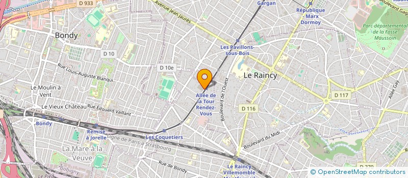 localisation de l'entreprise OUKHTI FRIPERIE ACHAT CONSCIENT ET SOLIDAIRE à VILLEMOMBLE