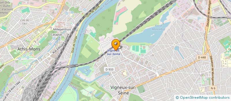 localisation de l'entreprise OUKLA 91 à VIGNEUX-SUR-SEINE