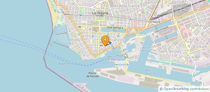 localisation de l'entreprise OULADJ à LE HAVRE