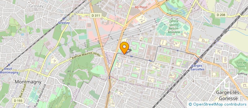 localisation de l'entreprise OULAI GNANTY SURVEILLANCE ET PROTECTION PRIVEE à SARCELLES