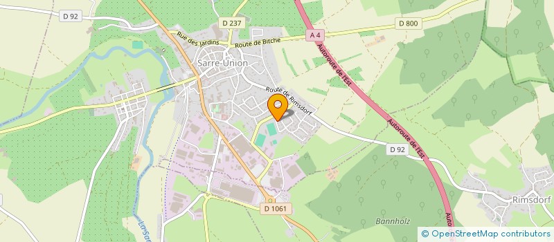 localisation de l'entreprise OULED EL KOUZ  SARRE-UNION