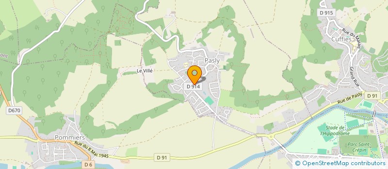 localisation de l'entreprise OULGATE à PASLY
