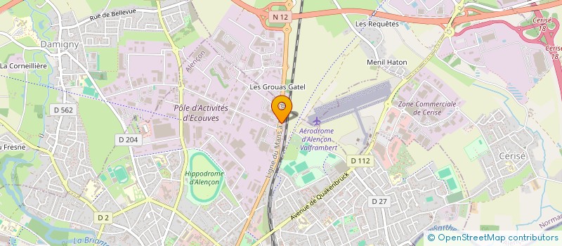 localisation de l'entreprise OULHEN LAURENT ET JEAN-CLAUDE à ALENCON