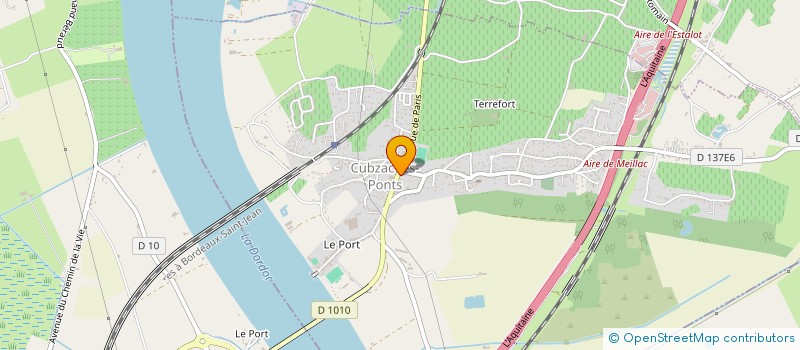 localisation de l'entreprise OULIA  CUBZAC-LES-PONTS