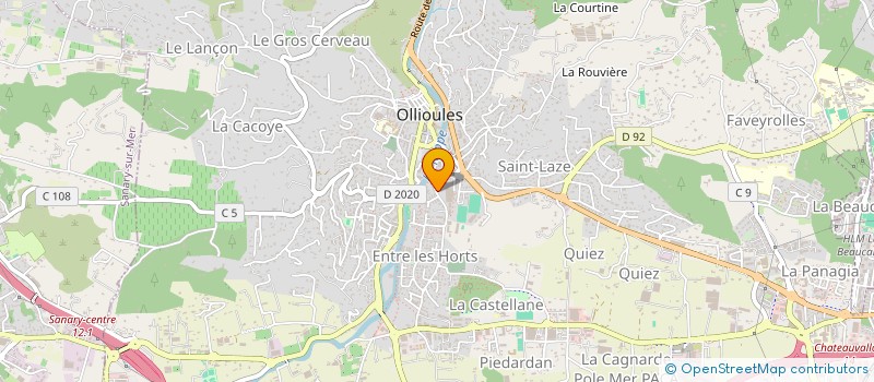 localisation de l'entreprise OULIVO GAMES  OLLIOULES