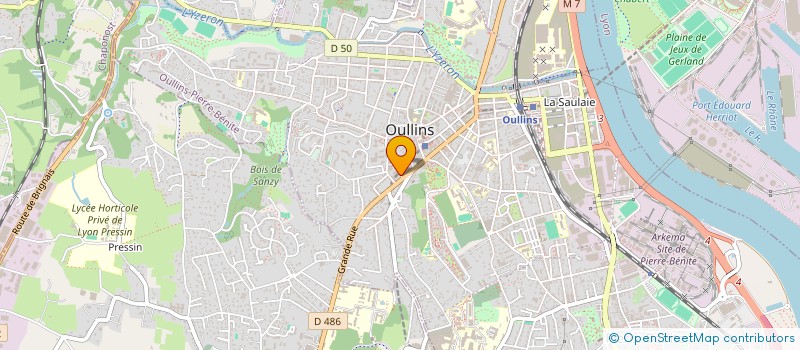 localisation de l'entreprise OULLIDIS à OULLINS-PIERRE-BENITE