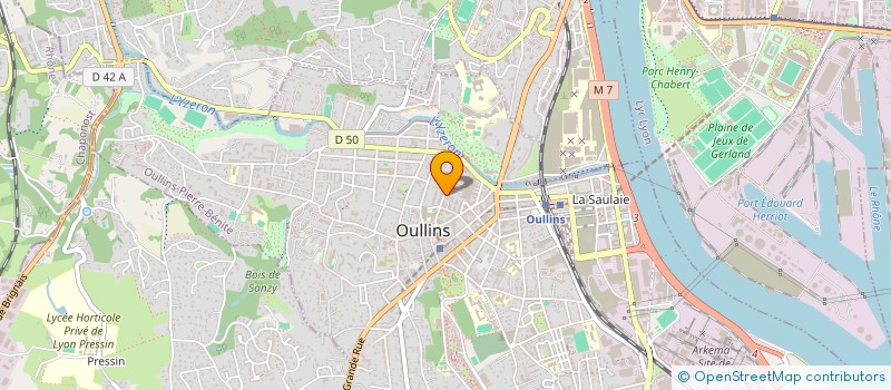 localisation de l'entreprise OULLINS BALANCES  OULLINS-PIERRE-BENITE