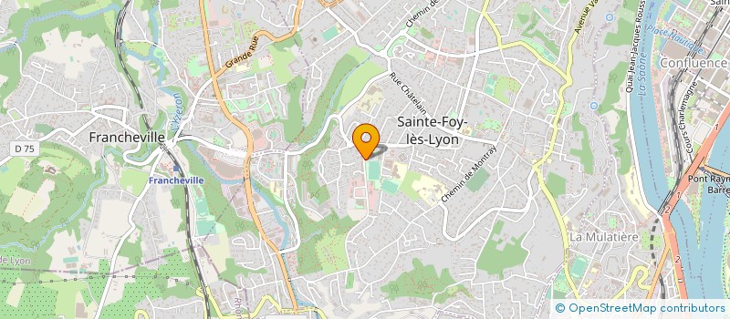 localisation de l'entreprise OULLINS SAINTE FOY BASKET  SAINTE-FOY-LES-LYON