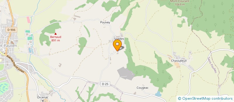 localisation de l'entreprise OULLION ELECTRICITE  SAINT-PAULIEN