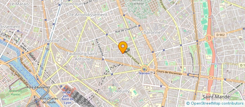 localisation de l'entreprise OULPANY  PARIS