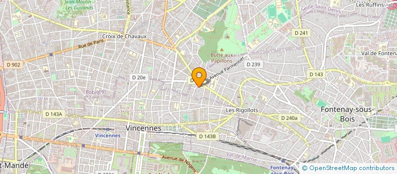 localisation de l'entreprise OUMAMI RECORDS à FONTENAY-SOUS-BOIS