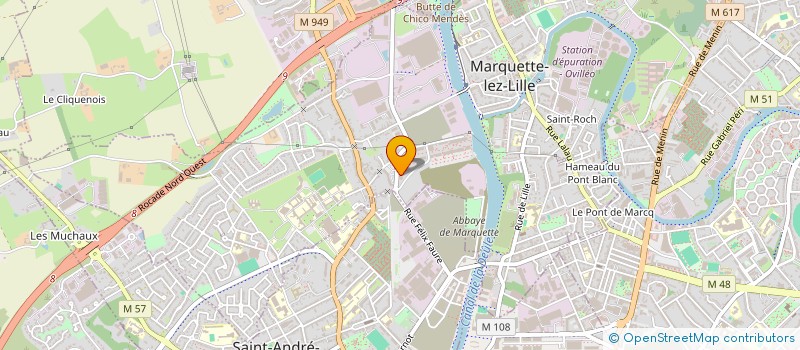 localisation de l'entreprise OUMAR CONSULTING  MARQUETTE-LEZ-LILLE