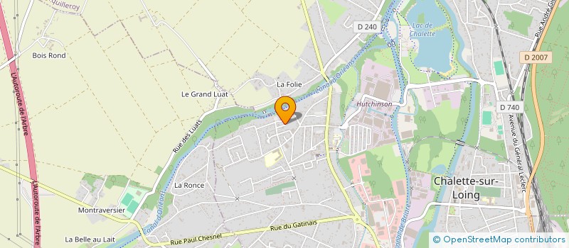 localisation de l'entreprise OUMAR SY CONSEILS  CHALETTE-SUR-LOING