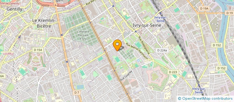 localisation de l'entreprise OUMASTORE à IVRY-SUR-SEINE