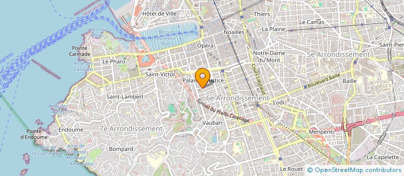 localisation de l'entreprise OUME IMMOBILIERE à MARSEILLE